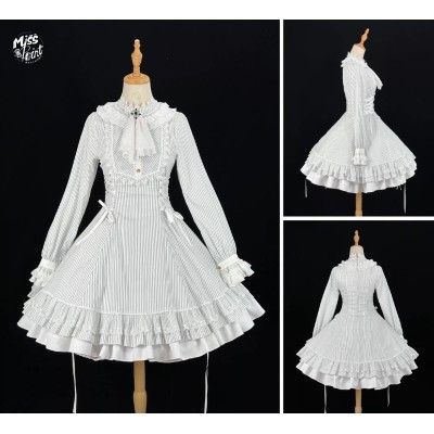 Miss Point Point Mansion 3.0 Drawstring Hem One Piece and Skirt(Reservation/Multiple colours/Full Payment Without Shipping)